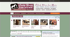 Desktop Screenshot of curlyhorsesforsale.com